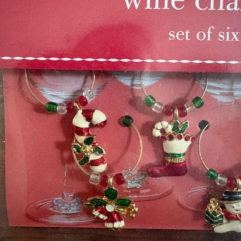 Target Holiday Wine Charms Set - Red, Green, Gold